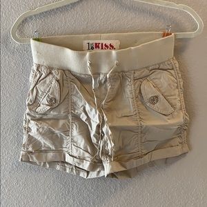 1st Kiss XS Khaki Shorts